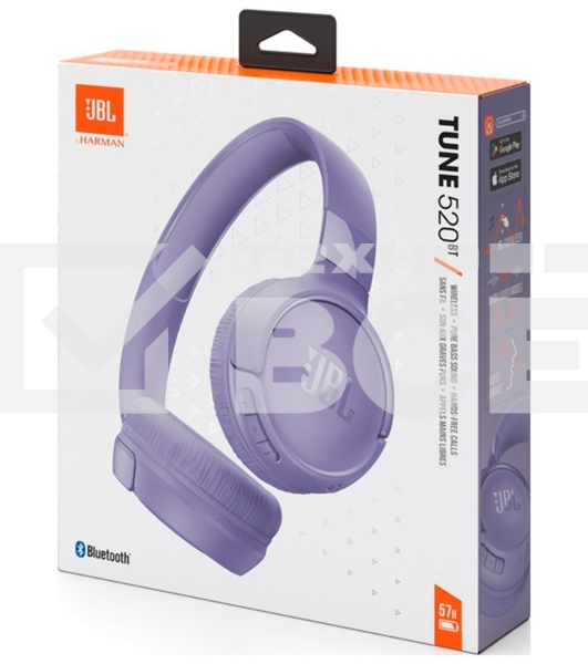 Гарнитура накладные JBL Tune 520BT фиолетовый беспроводные bluetooth оголовье