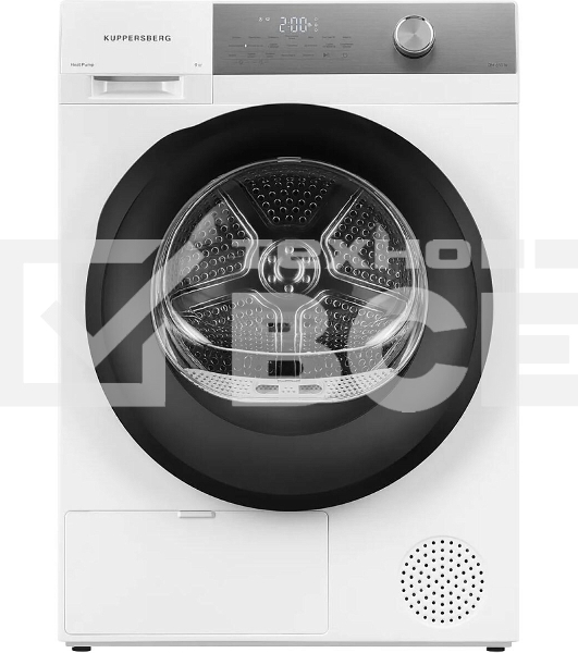 Сушильная машина Kuppersberg DM 610 W белый, 9 кг, сушка - тепловой насос, программ - 14, 59.5 x 85 x 68.5 см