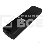 Флешка USB R/W Maxvi MP2 16Gb USB 2.0 black, монолит с колпачком, ABS пластик + металл, фото8