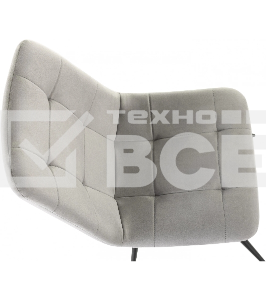 Стул для дома Бюрократ CH-K1_4 комплект 4шт св.серый Holland 09 металл черный на ножках