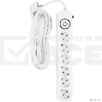 Сетевой фильтр Ippon BK-6-EU-5-10-W 5 м, 6 розеток, белый, коробка, фото8