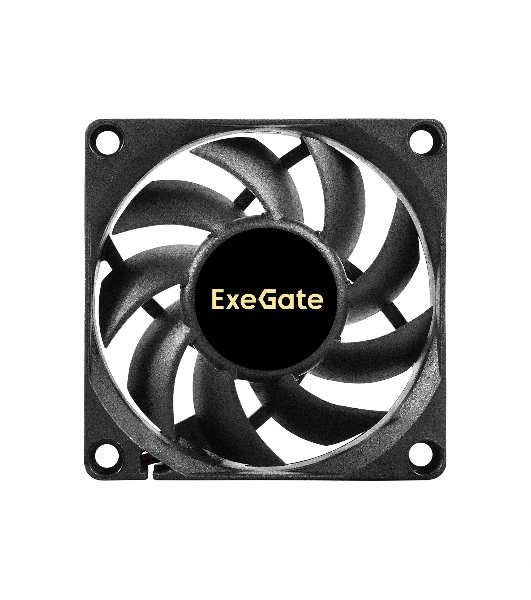 Вентилятор 12В DC ExeGate EX07015H2PM (70x70x15 мм, Hydraulic bearing (гидродинамический), 2pin+Molex, 2500RPM, 23dBA)