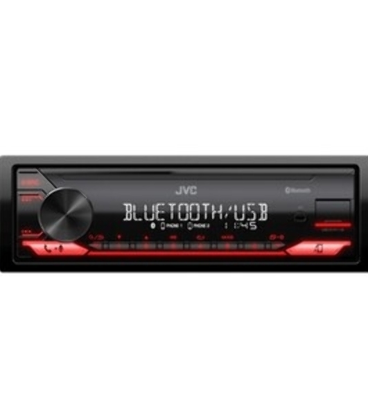 Автомагнитола JVC KD-X182BT, 1 DIN, Bluetooth, USB Type-A, AUX, съёмная панель
