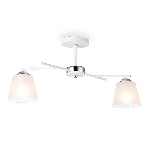 Светильник Ambrella light TR303201/2 WH/CH/FR белый/хром/белый матовый E27*2 max 60W 470*370*260, фото7