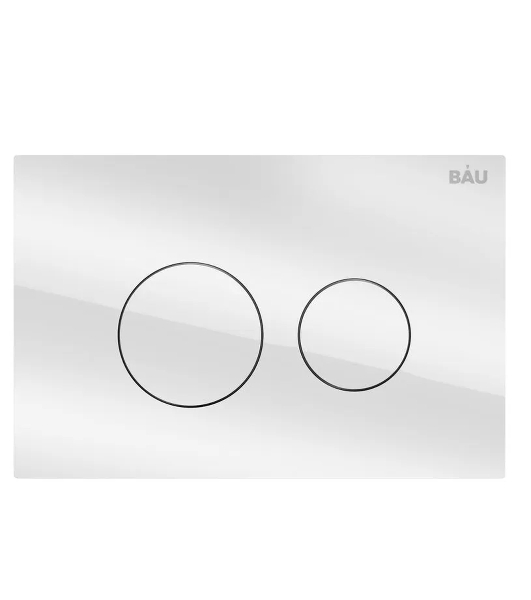 Комплект BAU 6 в 1: рамная инсталляция BAU NEO 45, унитаз подвесной безободковый торнадо Bau Nimb Hurricane-2, быстросъемное сиденье дюропласт микролифт, клавиша из стекла BAU Dream , белая