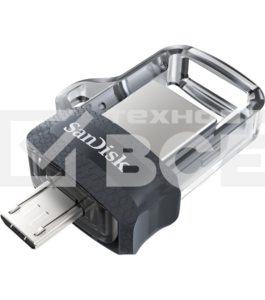 Флеш диск 256GB SanDisk Ultra Android Dual Drive OTG, m3.0/USB 3.0, Black