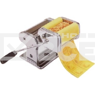 Лапшерезка KELLI KL-4111 (Насадка д/пельменей (равиолли). 9 режимов толщины раскатки теста. Нож д/резки теста. Нарезной блок для 2-х видов лапши. Нарезка лапши 2 мм и 6.6 мм. Валик д/раскатки теста. Регулятор толщины теста. Механический привод. Инструкция