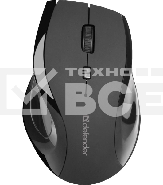 Мышь беспроводная Defender Accura MM-295 черный, 1600 dpi, радиоканал, USB, кнопки - 6