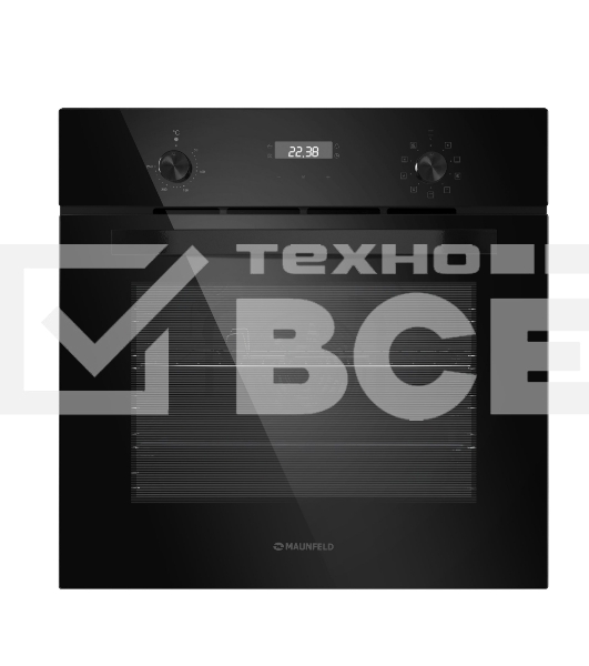 Духовой шкаф электрический Maunfeld EOEM.589B2 черный, встраиваемый