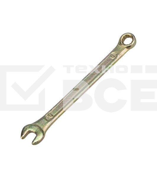 Ключ комбинированный Rexant 6 мм, желтый цинк