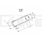 Наконечник штыревой втулочный L-7 мм 2.5 мм² (НШВ 2.5-8/НГ 2.5-7) Rexant, фото3