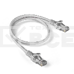 Патч-корд ExeGate EX286379RUS UTP-RJ45-RJ45-5e-0,5M-LSZH-GY, UTP, cat.5e, LSZH, 0.5м, серый, фото 1