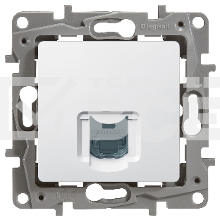 Розетка ETIKA RJ45 кат.5 UTP, бел. 