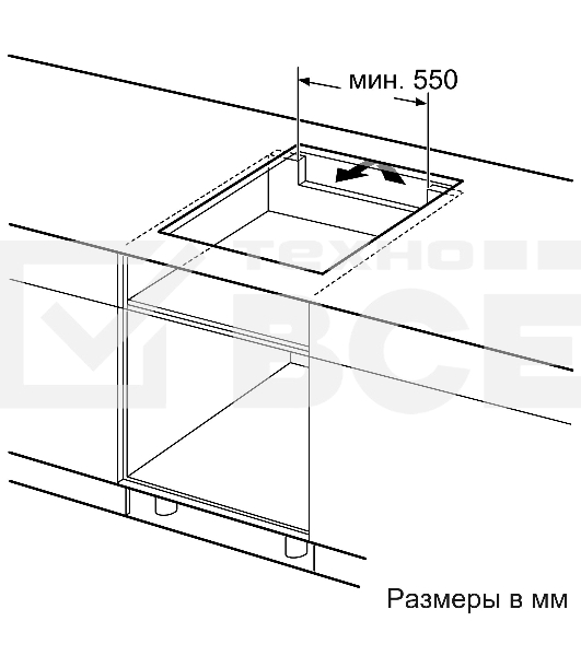 Индукционная варочная поверхность Bosch PUE611BB5E