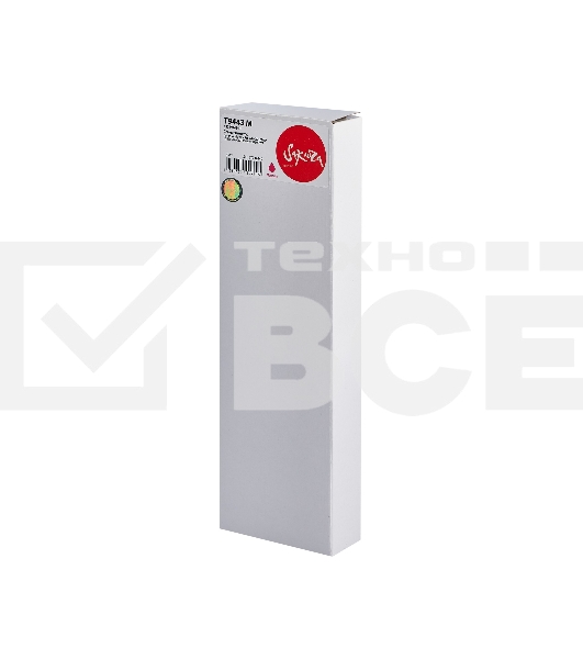 Контейнер с чернилами Sakura C13T944340 (T9442 M) для Epson, пурпурный, 45 мл., 3000 к.