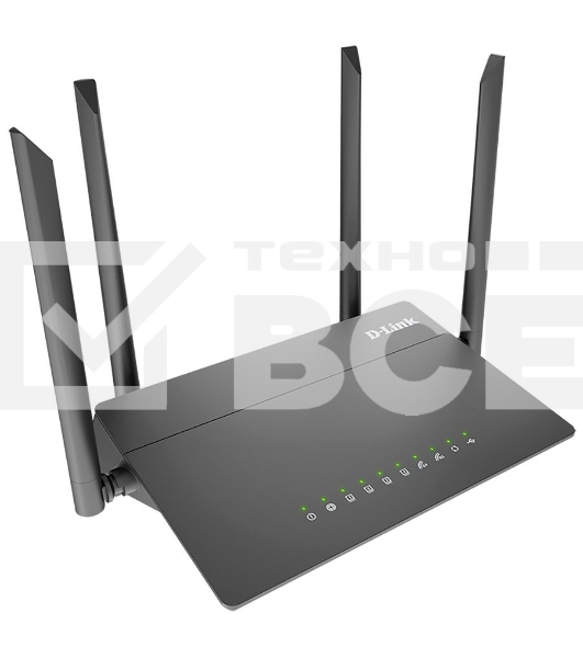 Роутер беспроводной D-Link DIR-815/S (DIR-815/SRU/S1A) 10/100BASE-TX/Wi-Fi черный