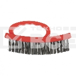 Щетка Matrix зачистная 4-х рядная, плоская, пластиковая с рукояткой, фото2