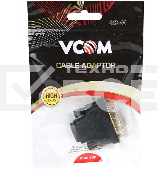 Переходник VCOM HDMI 19F to DVI-D 25M позолоченные контакты <VAD7818> 