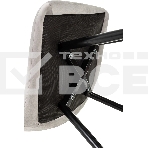 Стул для дома Бюрократ CH-K1_4 комплект 4шт св.серый Holland 09 металл черный на ножках, фото4