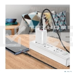 Кабель HOCO X59/ USB кабель Type-C/ 2m/ 3A/ Нейлон/ Black, фото 1