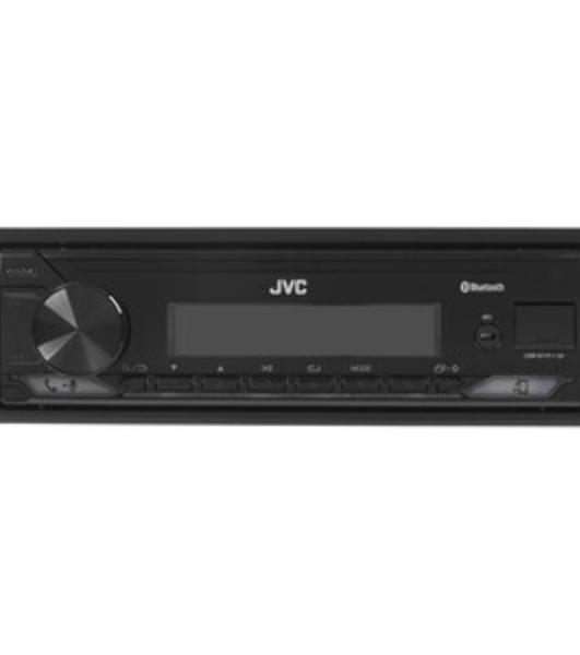 Автомагнитола JVC KD-X182BT, 1 DIN, Bluetooth, USB Type-A, AUX, съёмная панель