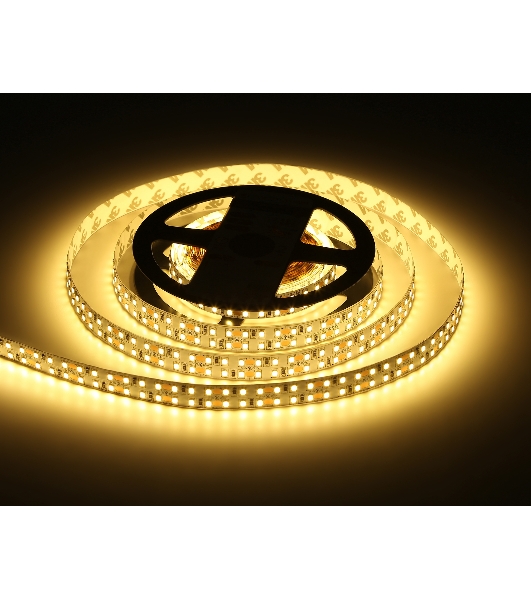 Светодиодная лента Ambrella light GS1601 2835 240Led/ 19.2W m/ 12V IP20 3000K/ 5000*14*1.2mm (2 конт.)