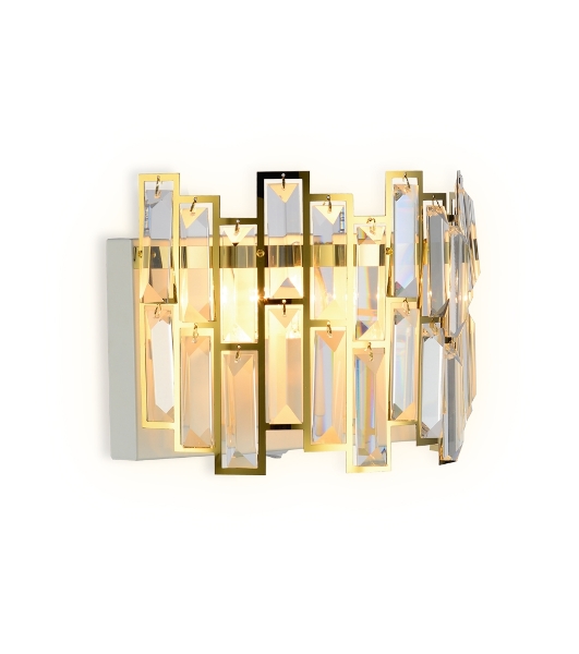 Светильник Ambrella light TR5055 GD/WH/CL золото/белый/прозрачный E14/2 max 40W 250*200*140