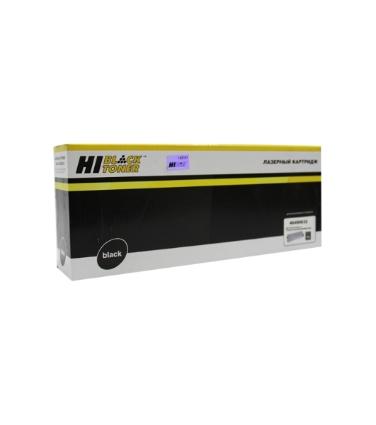 Тонер-картридж Hi-Black (HB-46490632) для OKI C532/C542/MC573/MC563, Bk, 7K