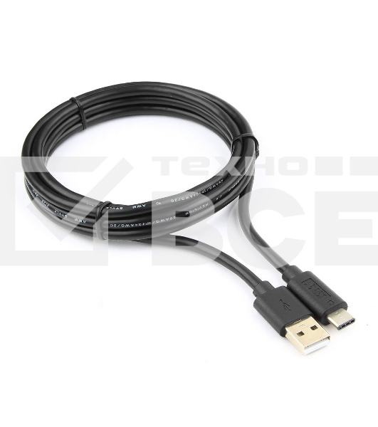 Кабель USB Cablexpert CCP-USB2-AMCM-6, USB2.0 AM/USB3.1 Type-C, 1.8м, пакет
