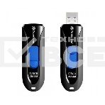 Флешка USB Transcend JetFlash 790 (TS128GJF790K), 128Gb, USB 3.0, R/W 90/40, черный/синий, фото7