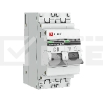 Выключатель автоматический модульный 2п C 6А 4.5кА ВА 47-63 PROxima EKF mcb4763-2-06C-pro, фото 1