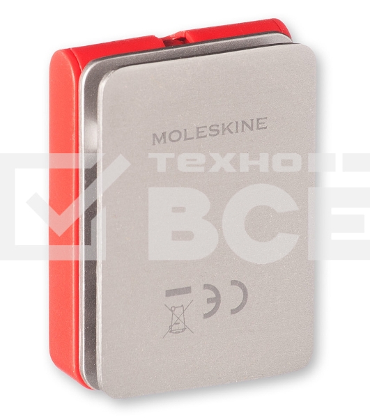 Фонарик для путешествий Moleskine Journey Travel светодиодный красный