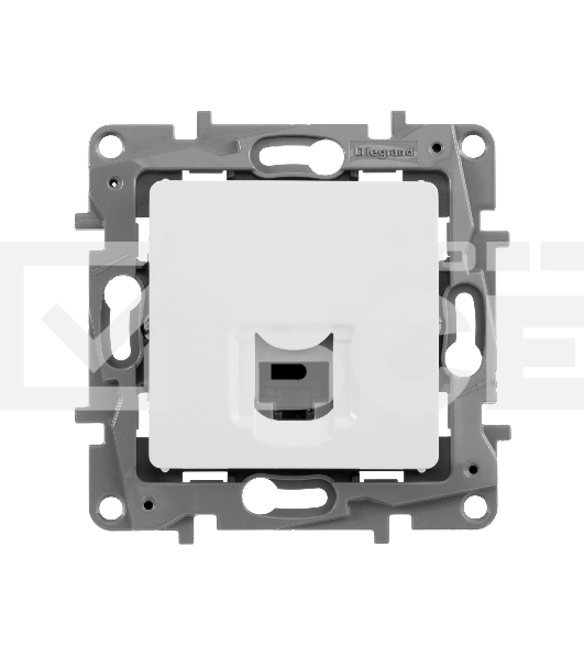 Розетка ETIKA RJ45 кат.5 UTP, бел. 