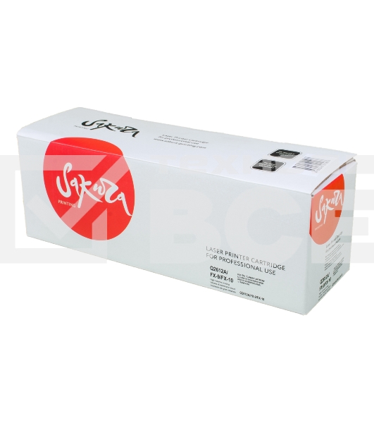 Картридж лазерный Sakura Q2612A/FX-9/FX-10 для HP LaserJet 1010/1012/1015/1018/1020/1022/3015/3020/3030/3050/3052/3055/M1319f/M1005,CANON IC MF4010/4012/4018/4120/4150/4270/4320d/4322d/4330d/4340/4350d/4370dn/4680 FAX-L100/110/120/16, черный, 2000 к.