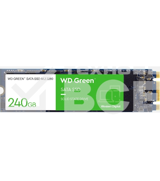 Накопитель SSD WD 240GB M.2 SATA TLC Green WDS240G3G0B