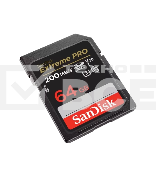 Карта памяти SanDisk Extreme PRO 64GB SDXC Memory Card 200MB/s