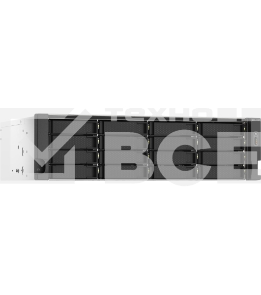 Сетевое хранилище без дисков SMB QNAP TS-1673AU-RP-16G NAS 16 HDD trays, 2x 2.5 GbE, rackmount, 2 PSU. 4-core AMD V1500B 2,2 GHz,RAM 16 GB (1 x 16 GB) up to 32 GB (2 x 16 GB). W/o rail kit RAIL-B02