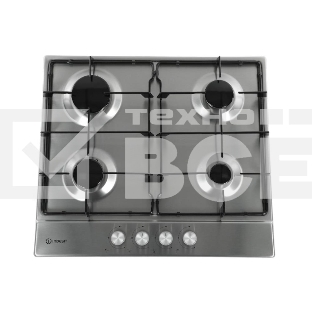 Газовая варочная поверхность Indesit THPM 641 W/IX/I нержавеющая сталь