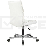 Кресло компьютерное Бюрократ CH-320M белый эко.кожа крестов. металл черный пластик черный, фото7