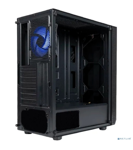 Компьютерный корпус ATX Eurocase A31 ARGB черный без БП закаленное стекло USB 3.0