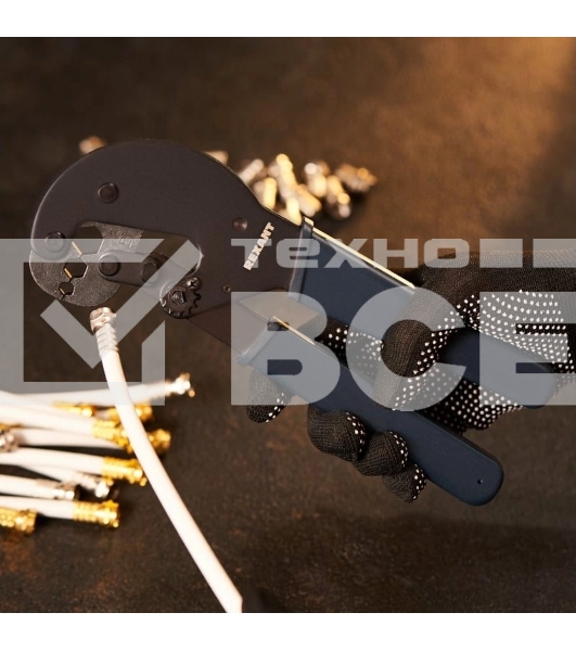 Кримпер Rexant HT-106 E для обжима F и BNC разъемов RG-58, RG-6, RG-11, RG-213