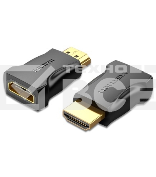 Адаптер-переходник Vention HDMI v2.0 19M/19F