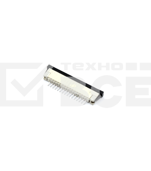 Разъем FPC  Half Coverage Bottom Contact 1.0K-BX-16PWB 16 pin высота 2мм шаг 1мм