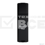 Флешка USB R/W Maxvi MP2 16Gb USB 2.0 black, монолит с колпачком, ABS пластик + металл, фото6
