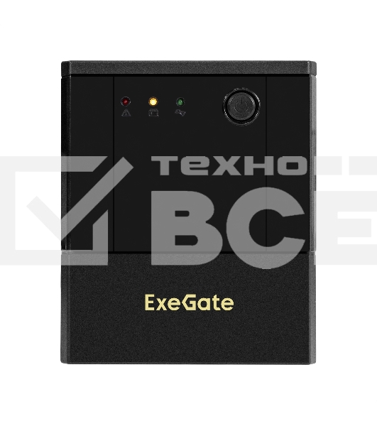 Источник бесперебойного питания ExeGate Power NB-2200.LED.AVR.8C13.USB (2200VA/1300W, LED, AVR, 8*C13, USB, батарея 12V 9Ah - 2 шт., металлический корпус, Black)