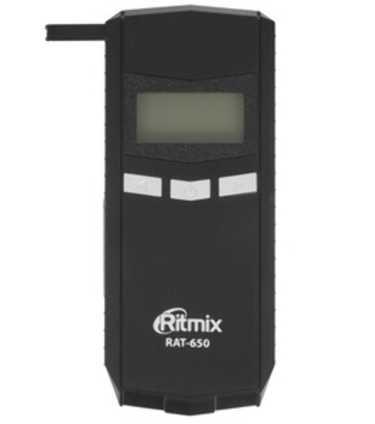 Алкотестер Ritmix RAT-650 электрохимический черный