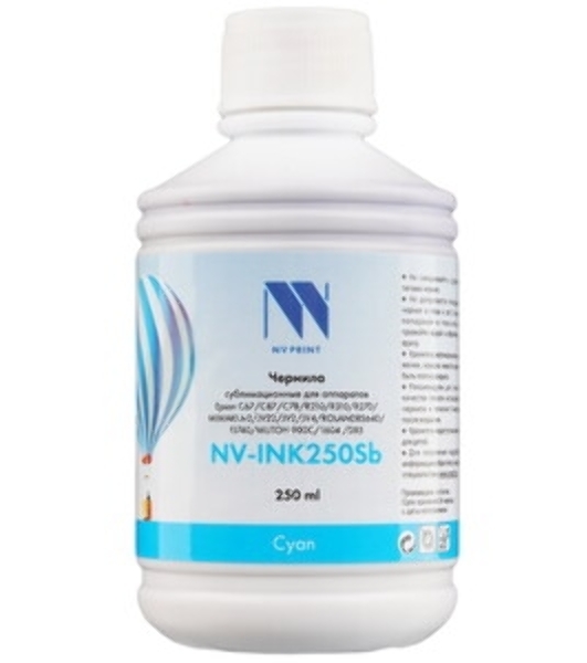 Чернила NVPrint сублимационные NV-INK250 черный Sb для аппаратов Epson C67/C87/C78/R210/R310/R270/MIMAKI JV2/JV22/JV2/JV4/ROLANDRS640/FJ740/MUTOH 900C/1604/DX5 (250мл) Китай