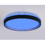 Светодиодный светильник RGB Ambrella light FZ610 BK/GD черный/золото IP20 66W 3000K-6500K+RGB D490*85 (ПДУ ИК), фото7