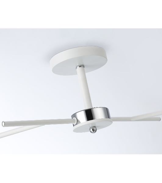 Светильник Ambrella light TR303201/2 WH/CH/FR белый/хром/белый матовый E27*2 max 60W 470*370*260