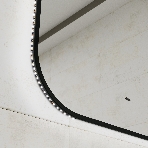Зеркало Bau Black Rand 60х80, с LED фоновой подсветкой, бесконтактным сенсором, черной окантовкой, фото3
